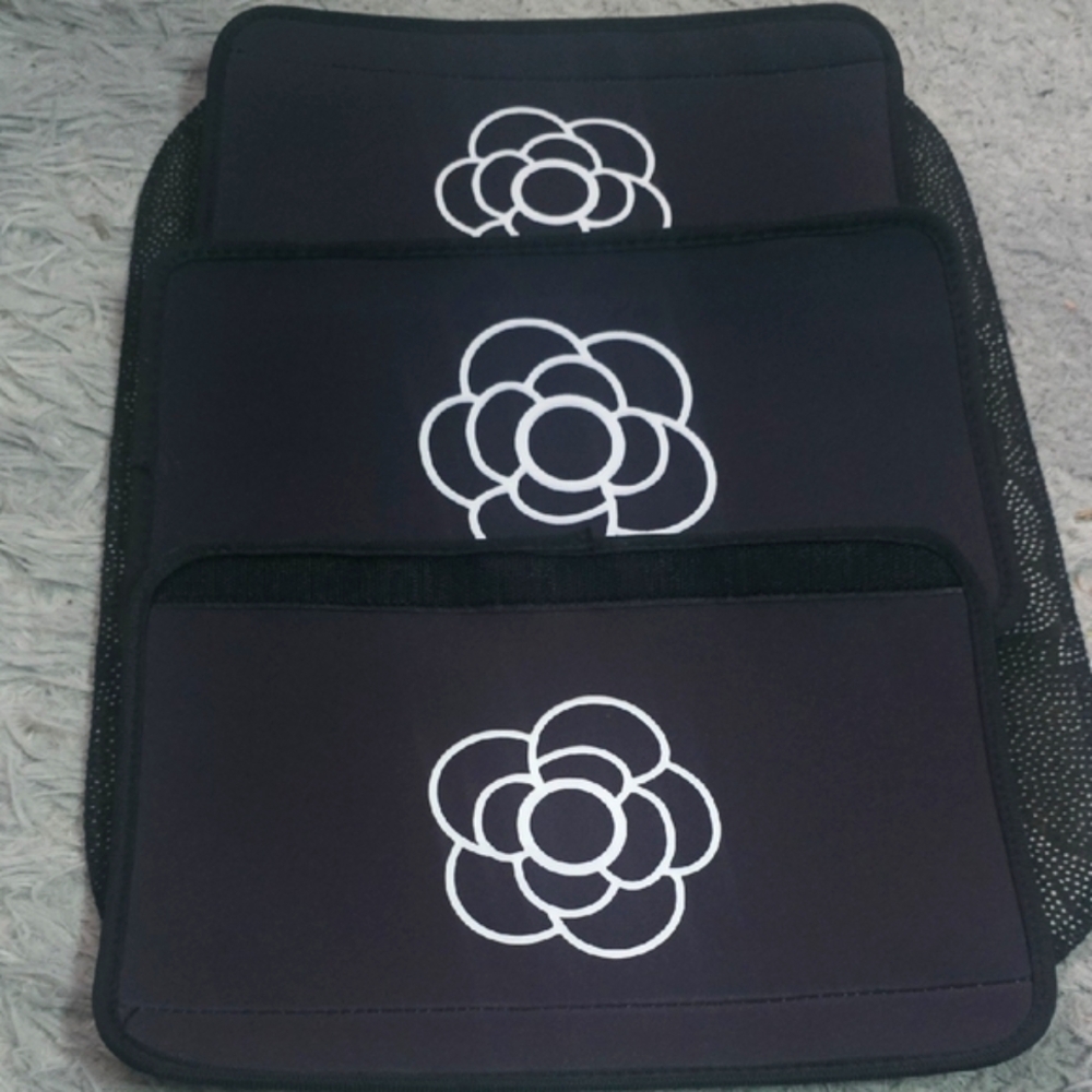 Camilla Black & White Visor/Console Car Accessories Set (SET OF 3)(NWOT)✨️🖤✨️